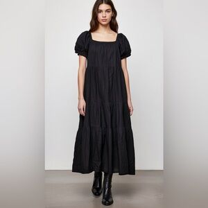 YFB Beautiful Black Tiered Black Dress